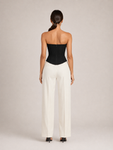 Seraphina | Corset Top | Naisten Silkkinen Miesten Yläosa | Stroppiton Verkkokudos
