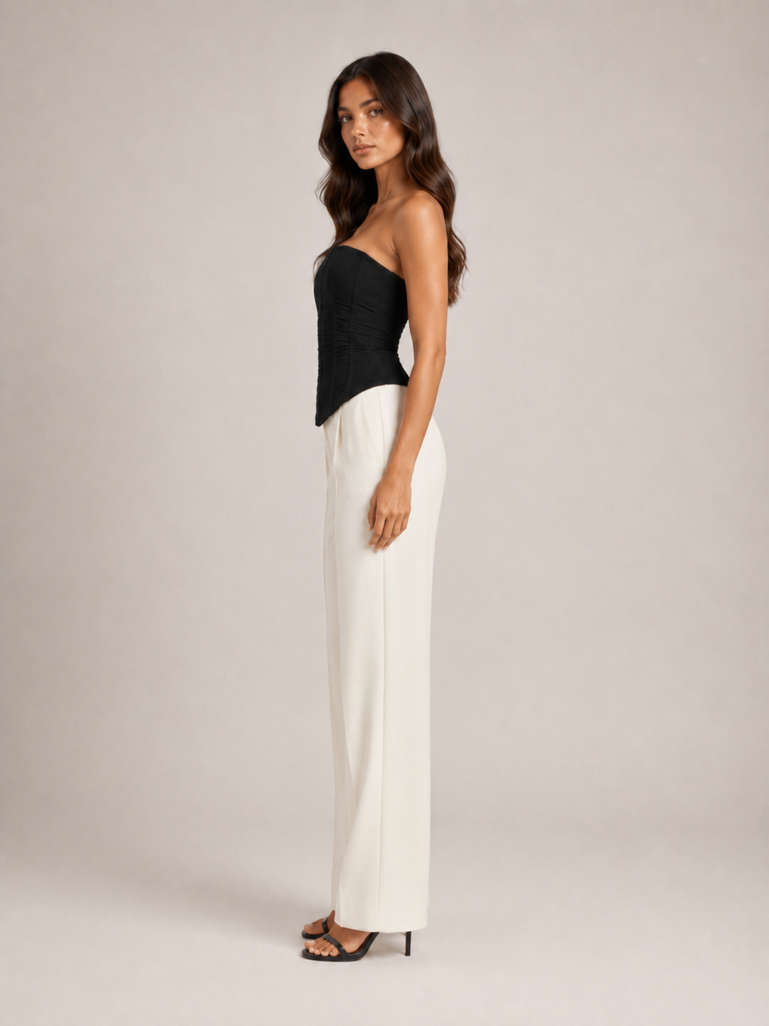 Seraphina | Corset Top | Naisten Silkkinen Miesten Yläosa | Stroppiton Verkkokudos