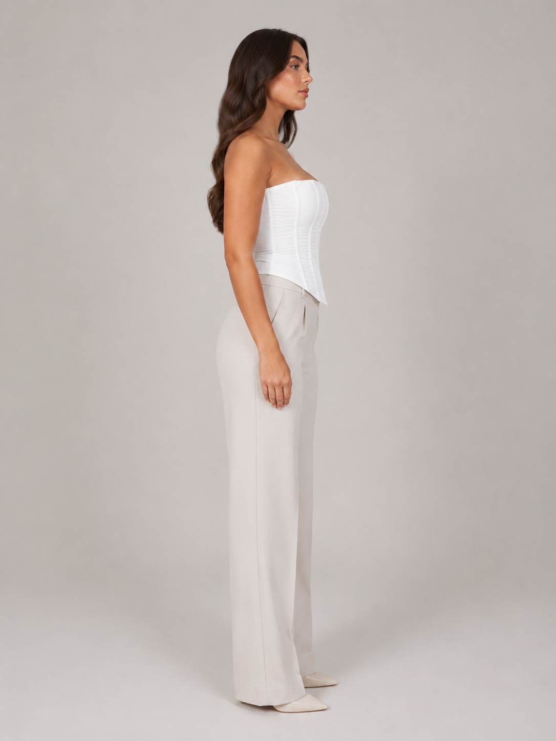 Seraphina | Corset Top | Naisten Silkkinen Miesten Yläosa | Stroppiton Verkkokudos