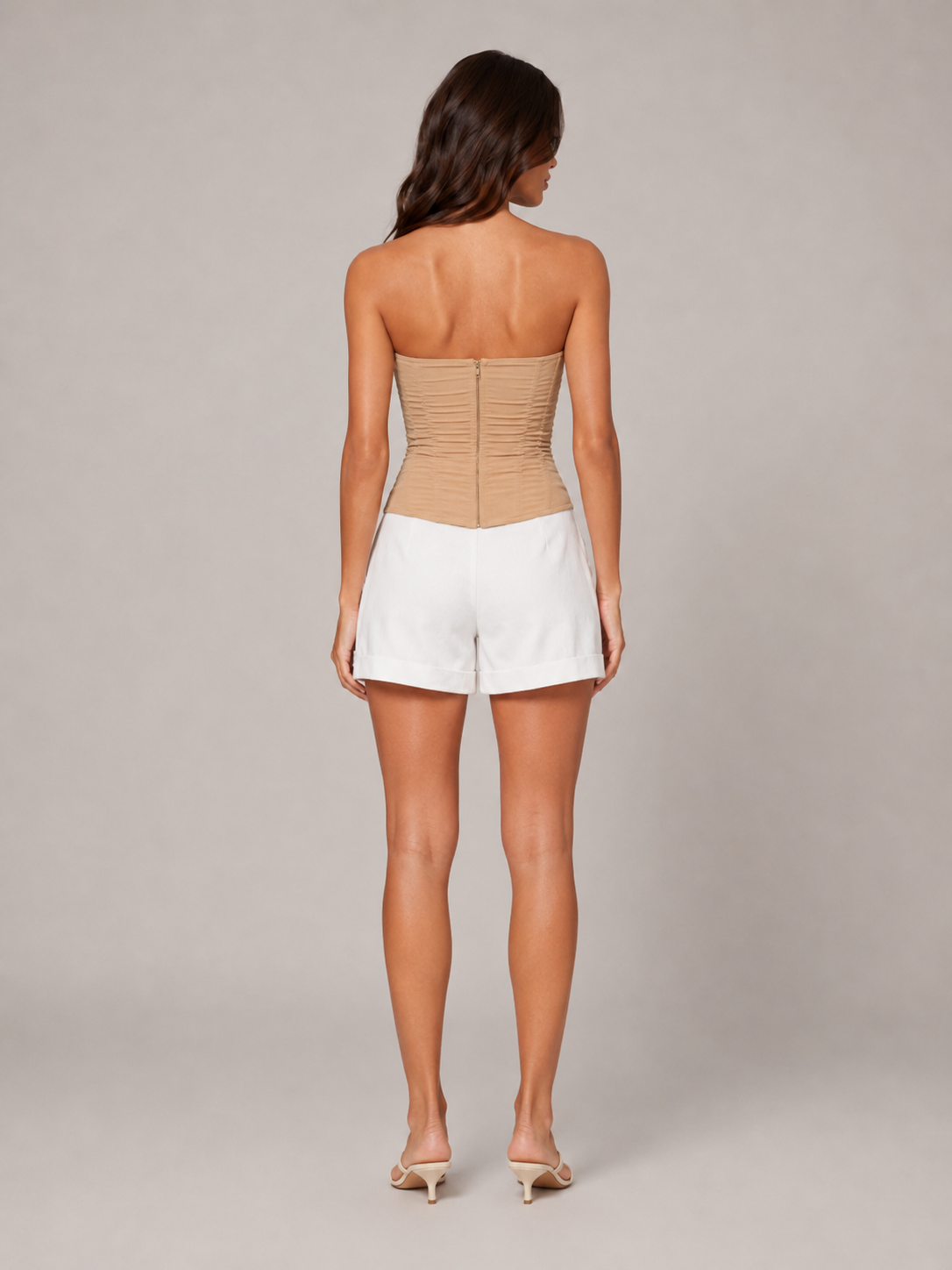 Seraphina | Corset Top | Naisten Silkkinen Miesten Yläosa | Stroppiton Verkkokudos
