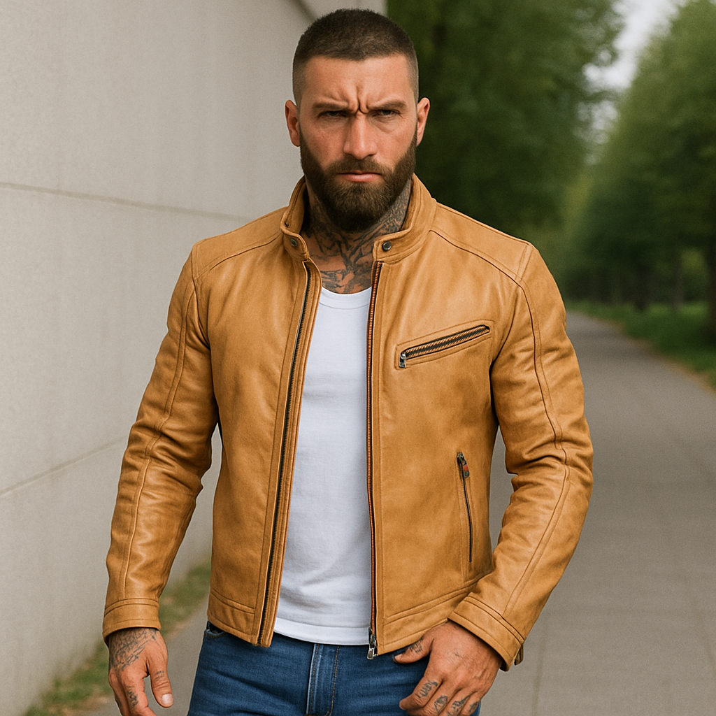 Kali | Tyylikäs nahkatakki-Jacket-EmiyoSuomi
