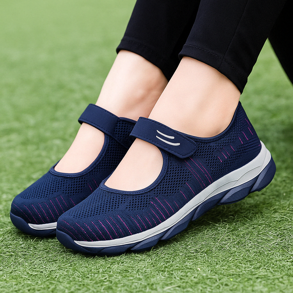 Naisten Espadrillat - Velcro - Ortopediset & Hengittävät-Ortopediset kengät-EmiyoSuomi