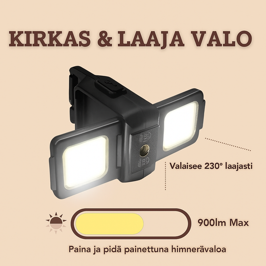 Bærbar vandrelygte LED - 2025