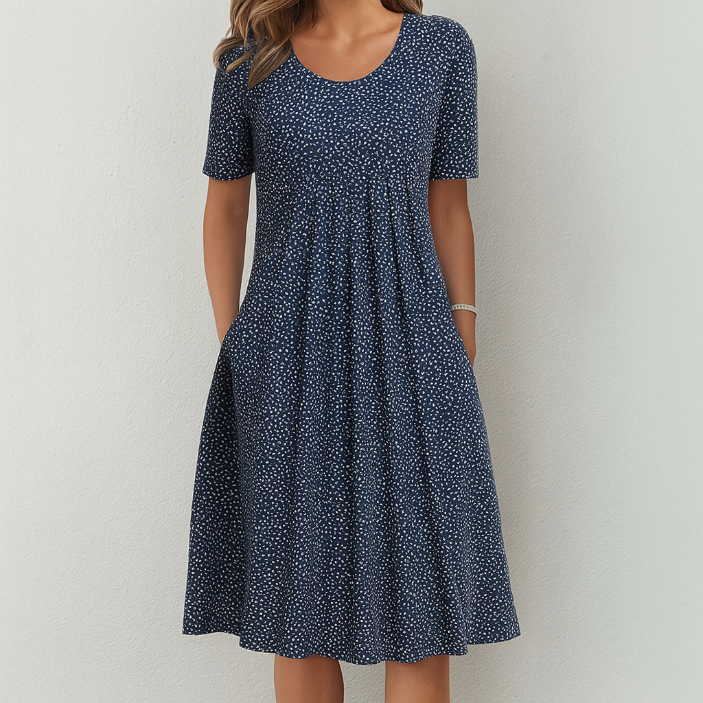 Blauw met stippen / 3XL