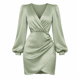 Minitakki | Naisten, silkkikangas | Elegantti satiini-tyyli
