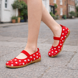 Naisten Mary Jane -balettikengät | Polka Dot | Tyylikäs Casual Tyyli