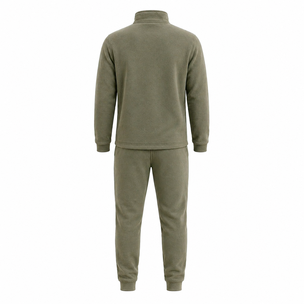 Miesten collegepaita | Fleece-verryttelyasu, korkea kaulus | Mukava verkkarisetti