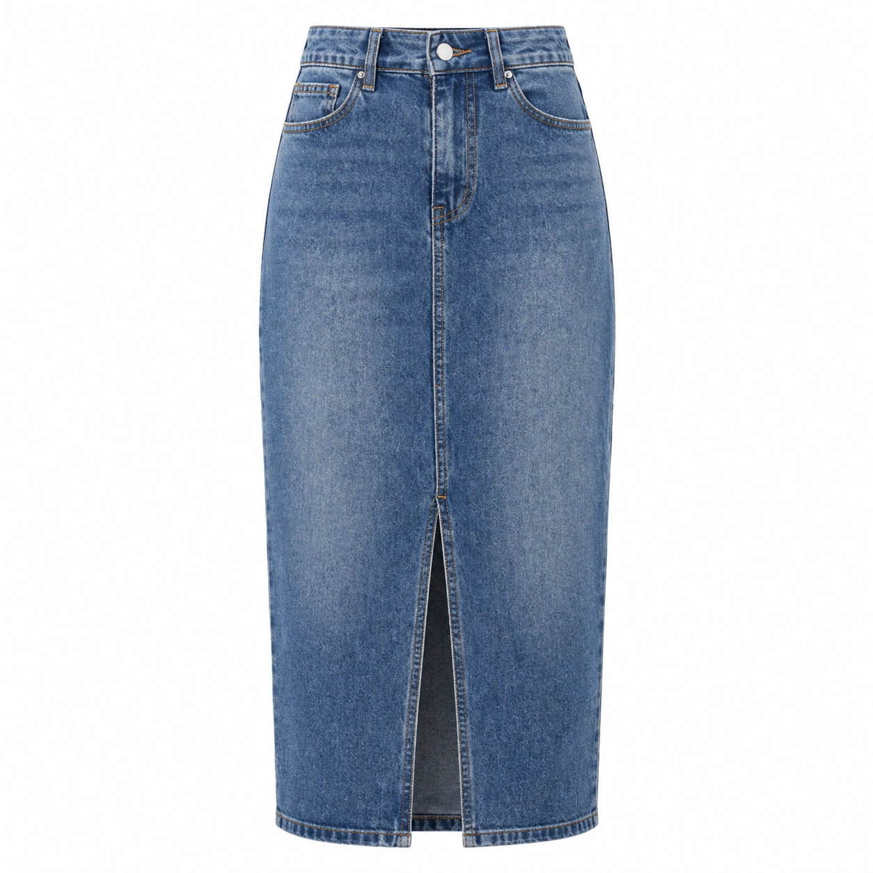 Kynäselvä | Klassinen tyyli | Korkea vyötärö, denimkuvio