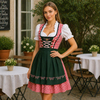 Dirndl mekko ruudullinen juhla polvienpituinen