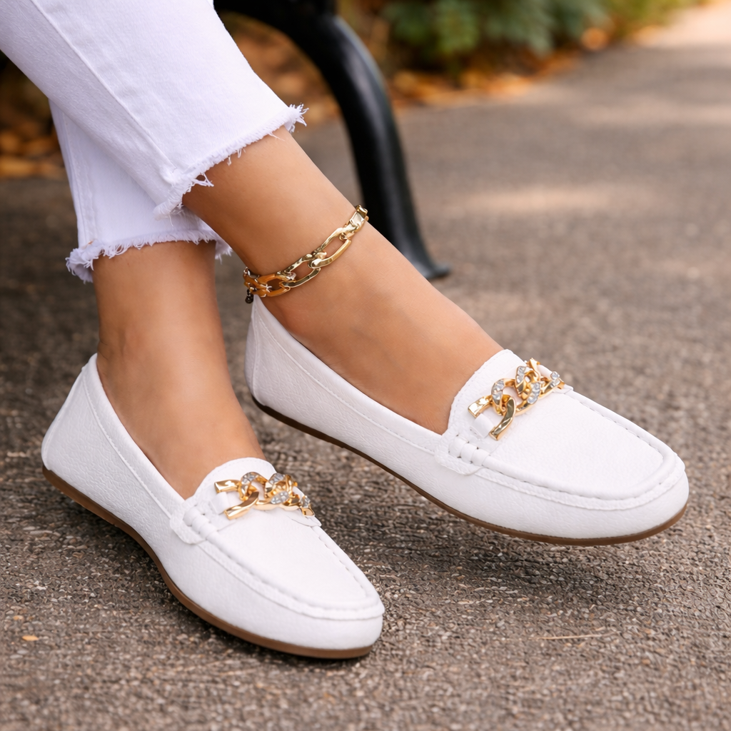 Naisten nahkaiset loaferit | Ortopedinen mukavuus | Pehmeä nahka