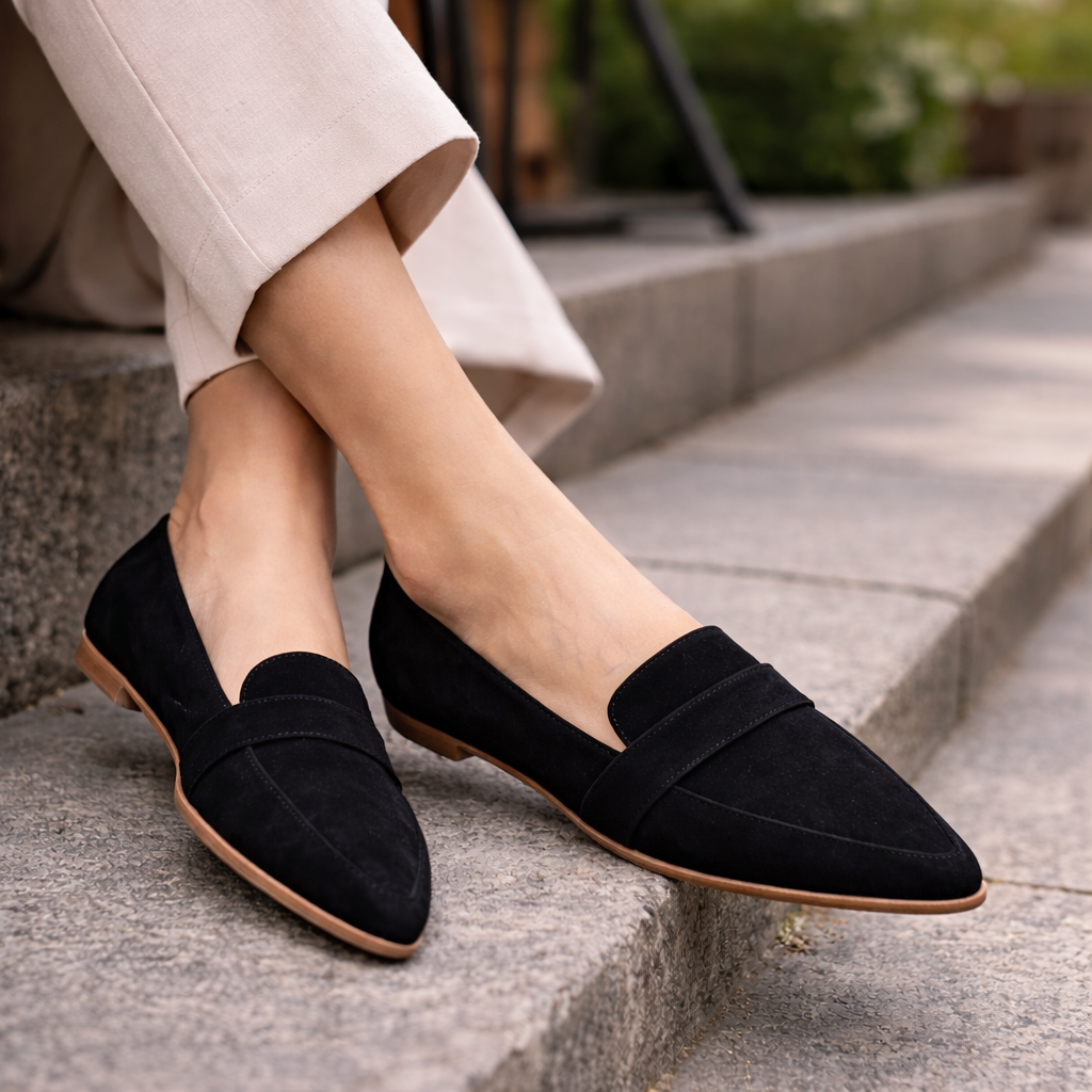 Naisten balettikengät | Terävä kärki, elegantti tyyli | Slip On -mukavuus