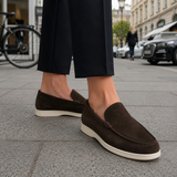 Men's leather loafers slip-on for everyday