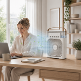 Kannettava ilmastointilaite | 3-in-1 ilmanjäähdytin | USB-C, 600 ml säiliö
