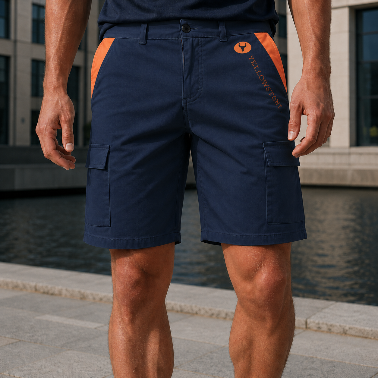 Cargo shorts til mænd | Shorts med lommer | Afslappede, behagelige