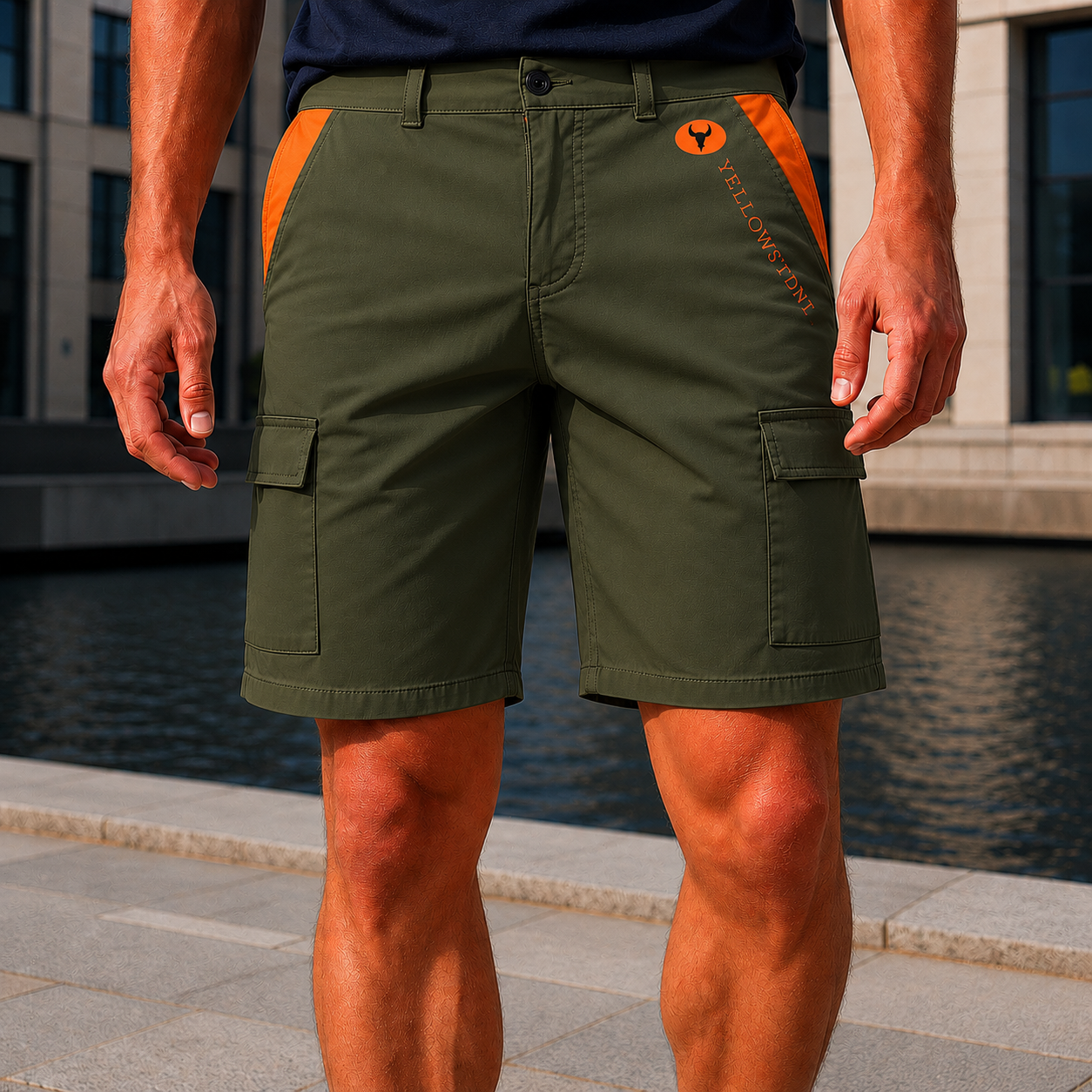 Cargo shorts til mænd | Shorts med lommer | Afslappede, behagelige
