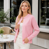 Dame Kort Cardigan - Elegant - Behagelig - Alsidig - Stilfuldt Valg