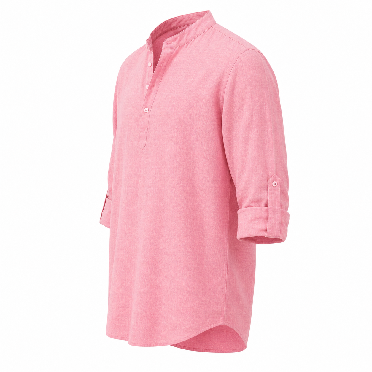 Herre hørskjorte | Åndbar skjorte med krave, let casual-stil