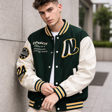 Miesten Varsity Takki | Baseball-tyyli | Casual Streetwear