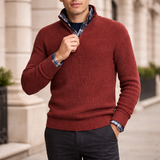 Miesten neulesweater | Neljännesvetoketju | Talvikerros