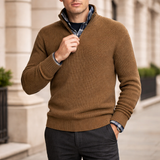 Miesten neulesweater | Neljännesvetoketju | Talvikerros