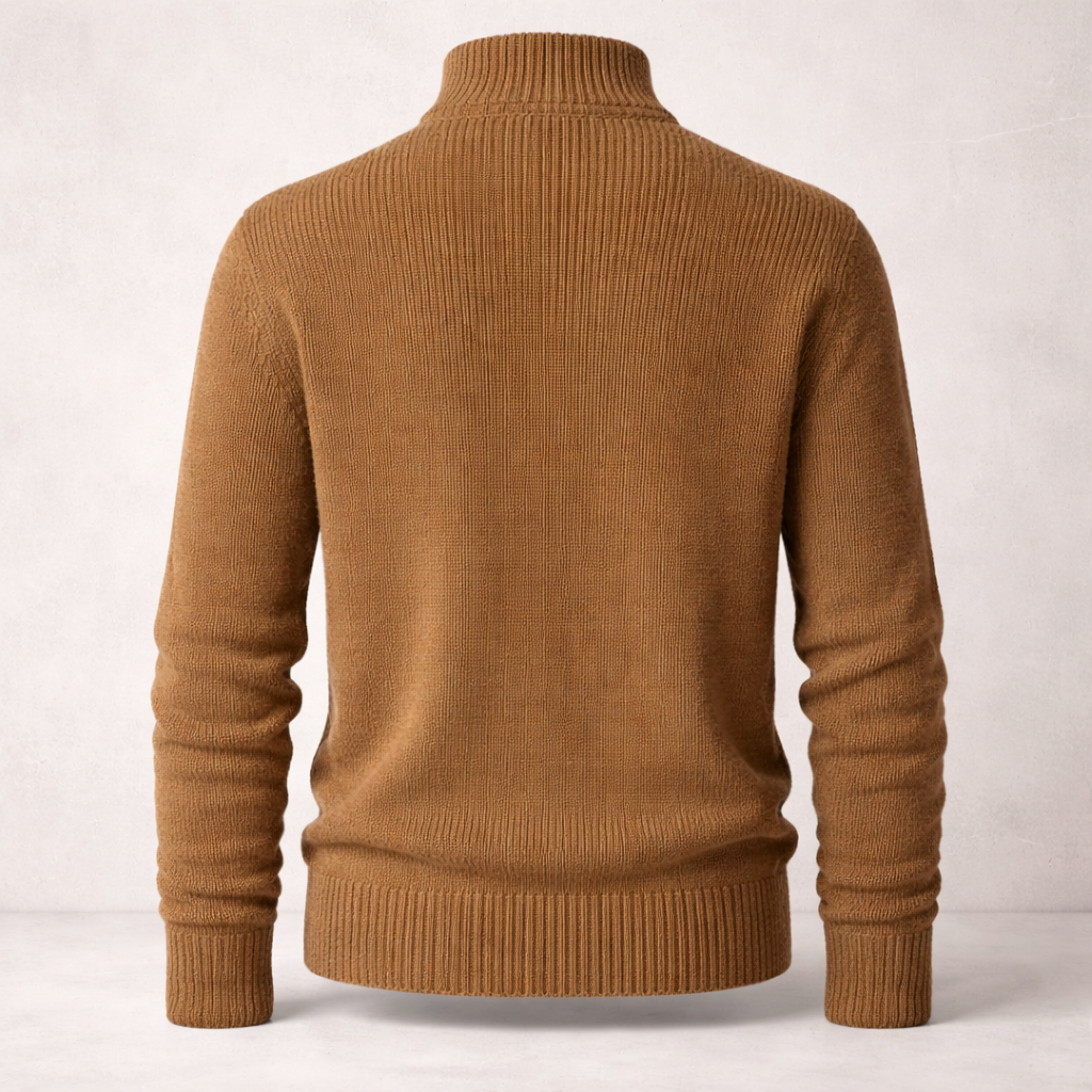 Miesten neulesweater | Neljännesvetoketju | Talvikerros