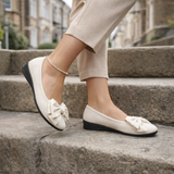 Naisten balettitossut | Slip-on, rusetti | Tyylikäs tyyli