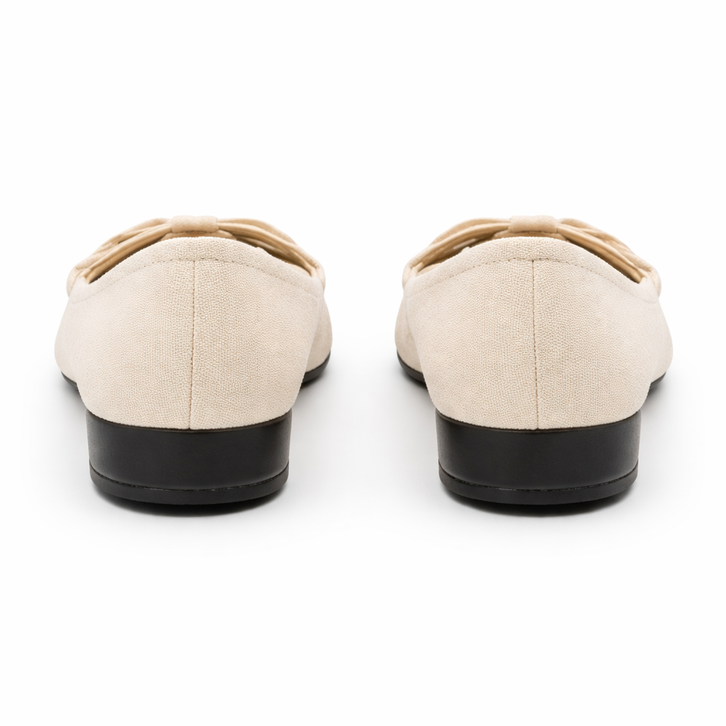 Naisten balettitossut | Slip-on, rusetti | Tyylikäs tyyli