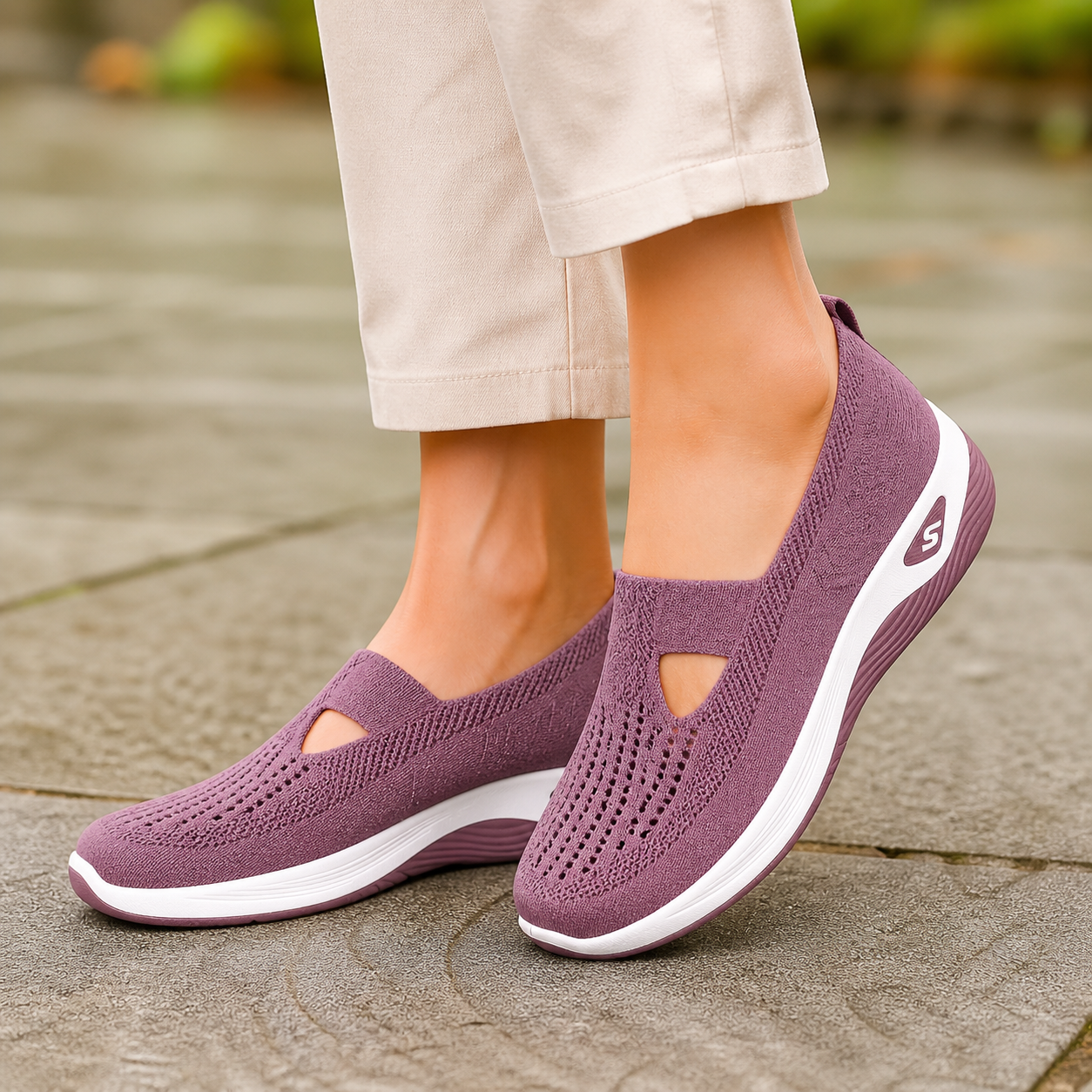 Ortopediset kengät | Naisten, mukavat slip-on | Hengittävät ja kevyet