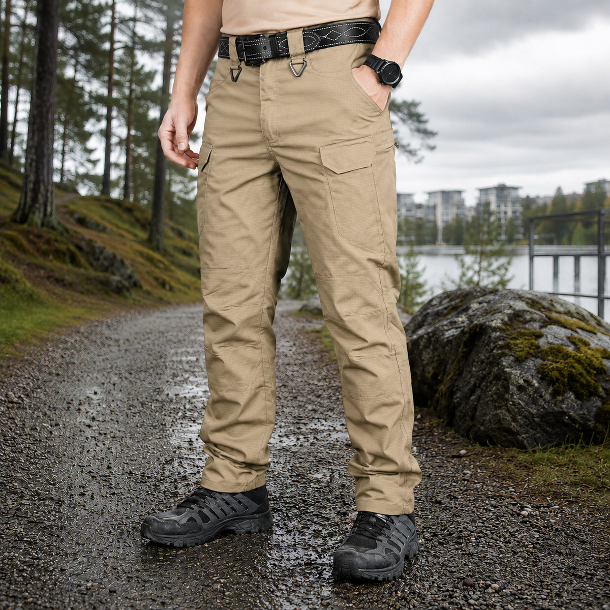 Taktilliset housut | Colton, vedenpitävät, monipuoliset taskut