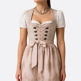 Naisten Dirndl-mekko - Korkealaatuinen materiaali - Tyylikäs Oktoberfest-kansanpuku