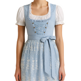 Naisten Dirndl Mekko - Kevyt Kangas - Oktoberfest Trachtenmekko - Juhlavampi Mukavuus