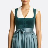 Naisten Dirndl Mekko - Kestävä Kangas - Vintage Oktoberfest Trachten