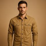 Miesten puuvilla casual paita | Dorian Cargo
