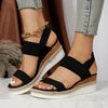 Naisten Kiilakorkoiset Sandaalit | Espadrille, Platformityyli | Elastinen Nauha