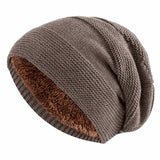 Talvipipo fleece-vuorella slouchy-malli unisex viisi väriä
