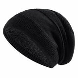 Talvipipo fleece-vuorella slouchy-malli unisex viisi väriä