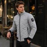 Men’s padded jacket | Lightweight zip-up jacket, casual fall jacket
