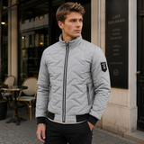 Men’s padded jacket | Lightweight zip-up jacket, casual fall jacket