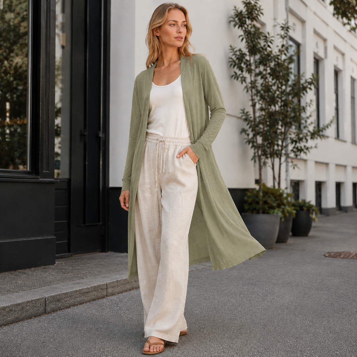 Long cardigan | Comfortable, stylish | Warm
