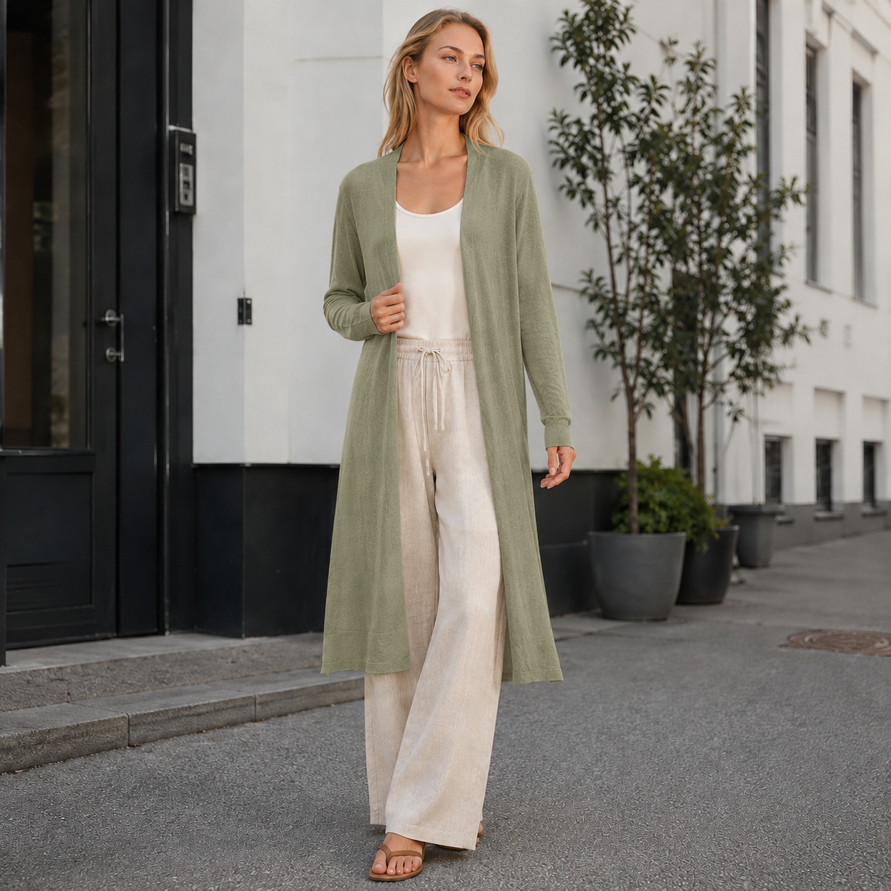 Long cardigan | Comfortable, stylish | Warm
