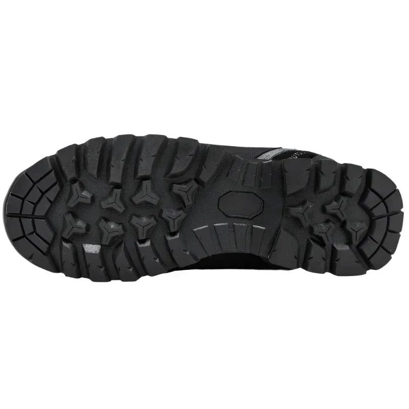 남성용 끈 등산화 - 방수 - 미끄럼 방지