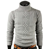 Lucian - Hooggesloten Katoenen Trui - Slangpatroon - Comfort & Stijl