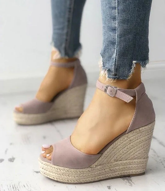 Mukavat Naisten Espadrilles Peep Toe - EmiyoSuomi