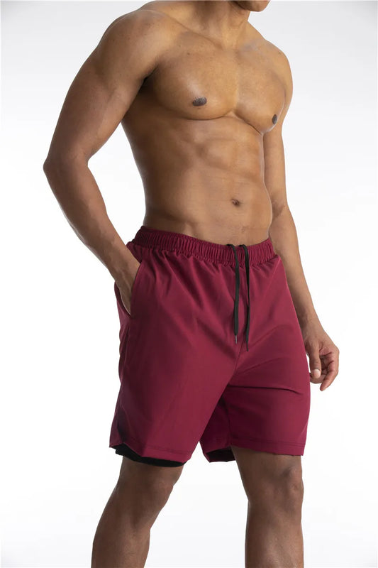 Titan - Juoksushortsit sisävuorella - Puhelintasku-Sportbroek man-EmiyoSuomi