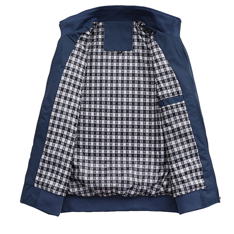 Miesten bomber takki slim fit huppu, kevät ja syksy
