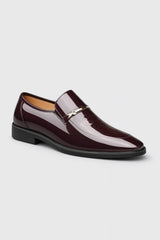 Miesten loaferit lakkanahka muodollinen slip-on