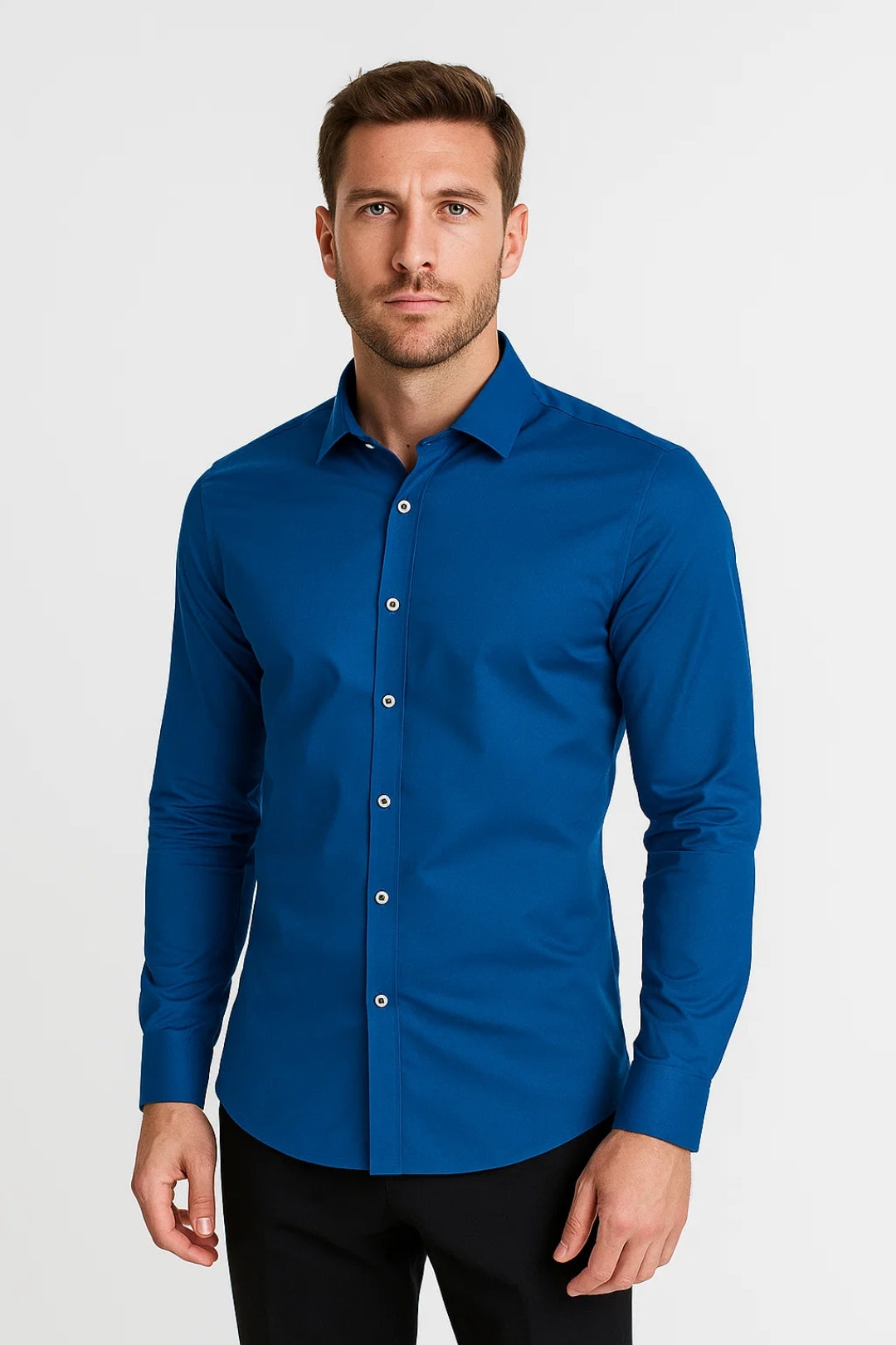 Miesten paita | Pitkät hihat, slim fit