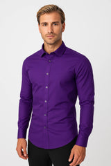 Miesten paita | Pitkät hihat, slim fit