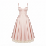 Midi-jurk cocktail lichtroze - elegant voor dames
