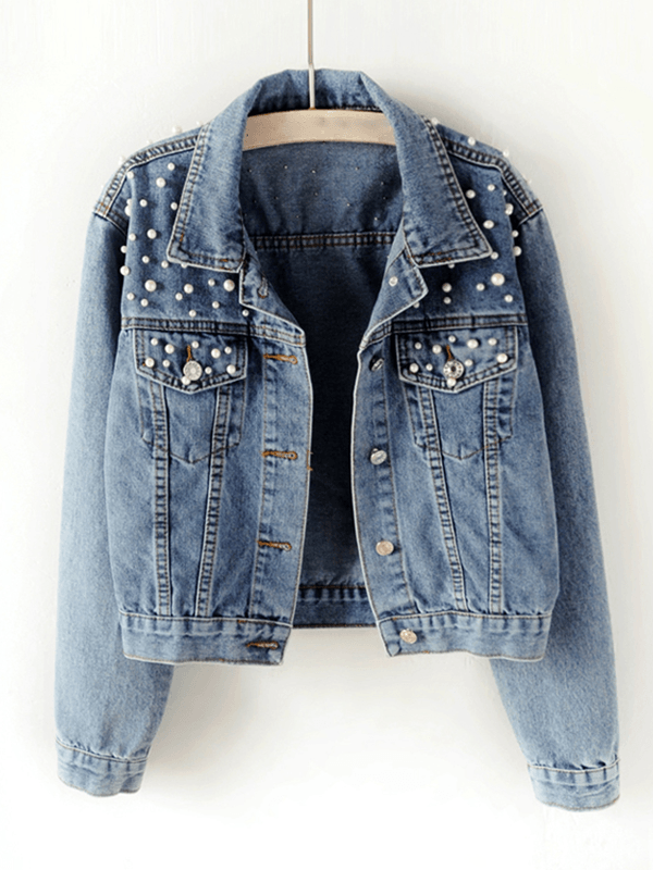 Faye | Naisten farkkutakki päivittäiseen käyttöön-Jacket-EmiyoSuomi